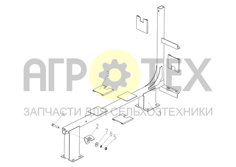 Чертеж Опора (101.01.30.090)